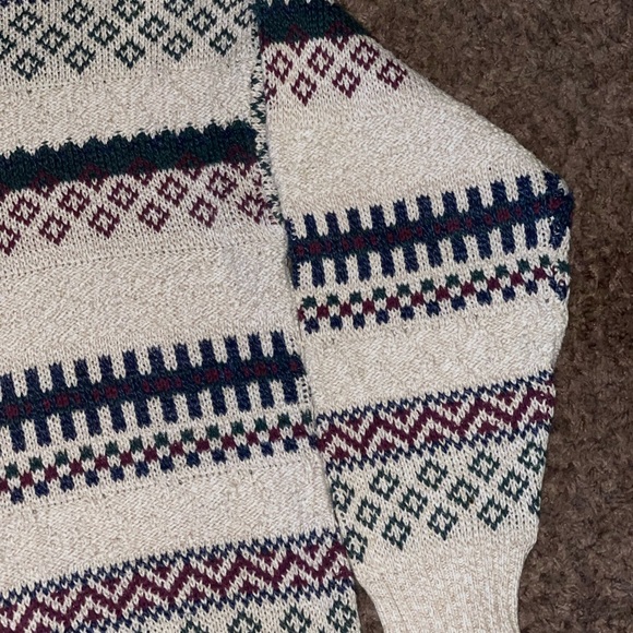 Vintage Sweater Cambridge Classics Mervyns. 100% Cotton. Size L. Made in USA. - Picture 4 of 6